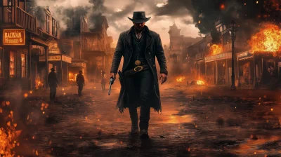 Arthur Morgan in Blackwater City