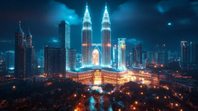 Neon Kuala Lumpur at Night