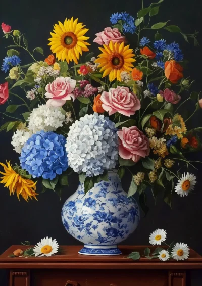 Floral Still Life Painting