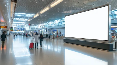 Airport Billboard Mockup