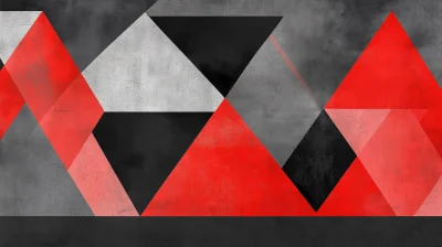 Abstract Triangular Graphic Design