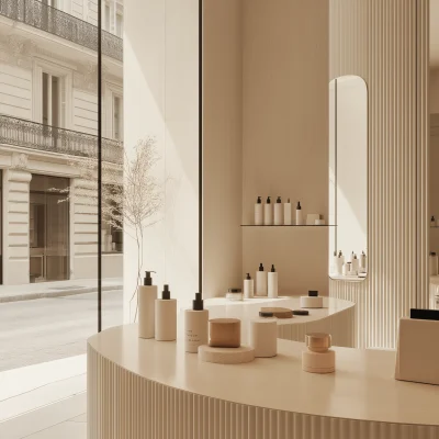 Modern Cosmetic Store Interior