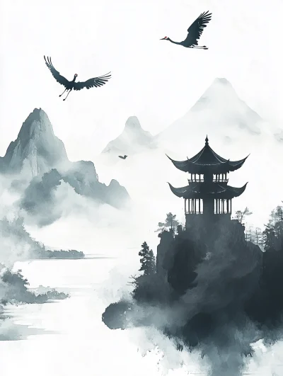 Chinese Ink Painting