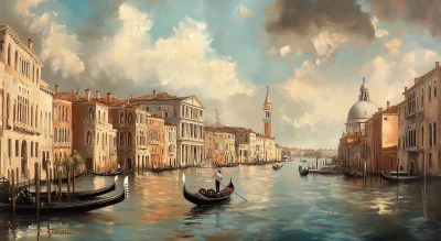 The Grand Canal in Venice