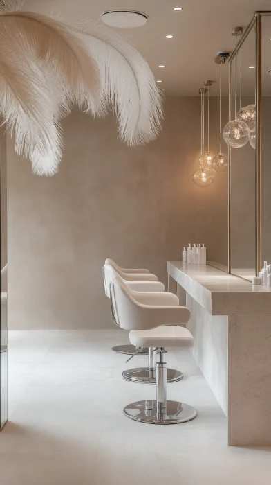 Elegant Beauty Salon Interior