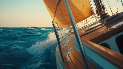 Modern Sailing Boat Commercial