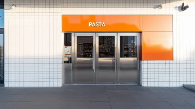 Retrowave Pasta Shop Facade