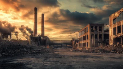 Destroyed Factory Ruins