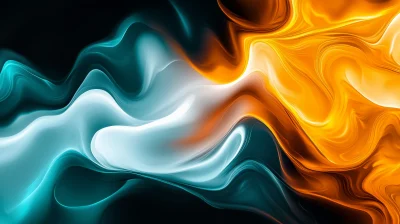 Psychedelic Color Flow Wave