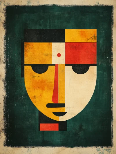 Minimalistic Art Inspired by Jamini Roy