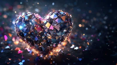 Radiant Diamond Heart