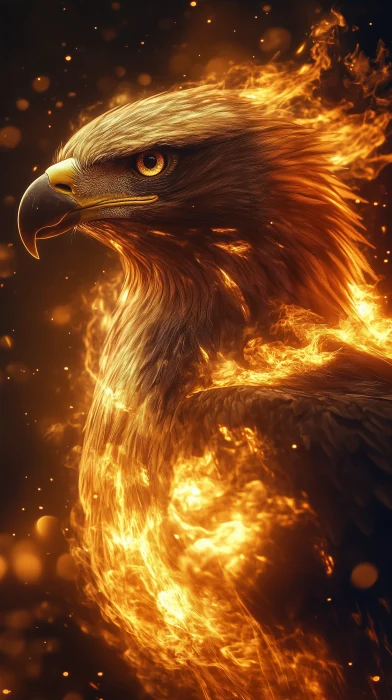 Fiery Eagle Artwork