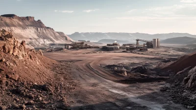 Mars Settlement Dystopian Mining Colony