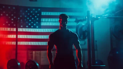 Labor Day Weightlifting Photoshoot