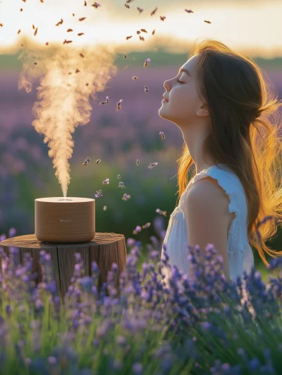 Cinematic Lavender Aroma Diffuser