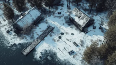 Top View of Forest Trees