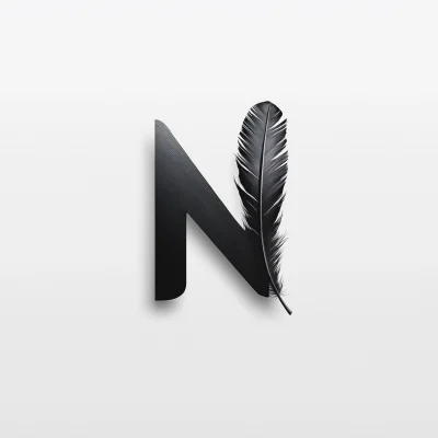 Minimalistic Letter N