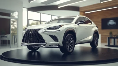 Futuristic White Lexus NX