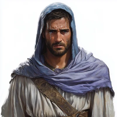 Biblical Man Illustration