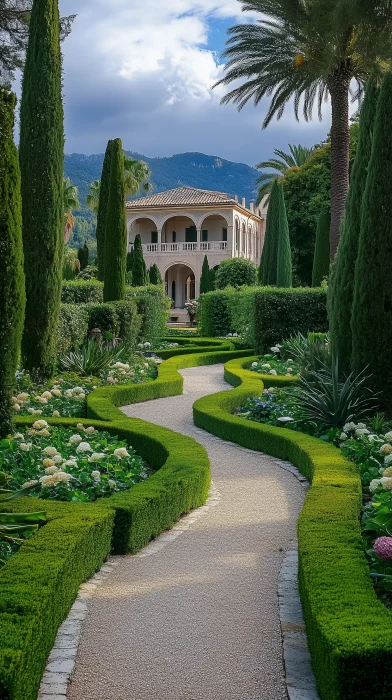 Cote D’Azur Mansion Garden