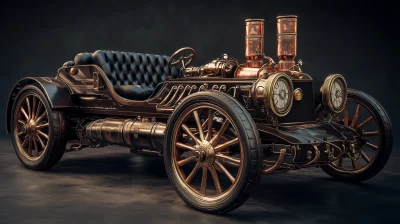 Vintage Steampunk Car