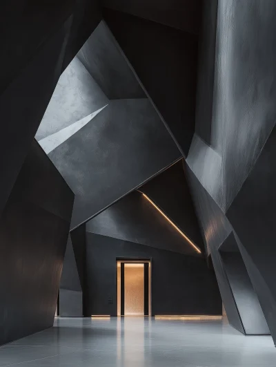 Modern Minimalist Museum Hall