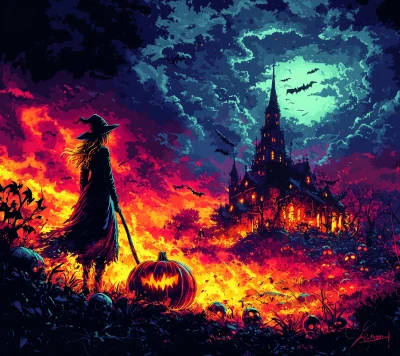 Captivating Halloween Night