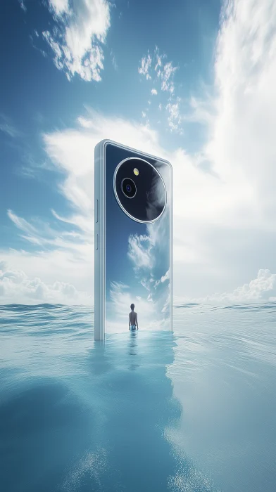 Phone in the Ocean