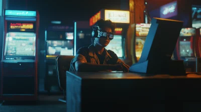 Arcade Cyborg Clerk