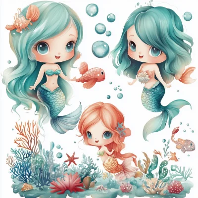 Whimsical Mermaids