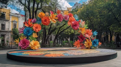 Folk Festival Stage in City Square