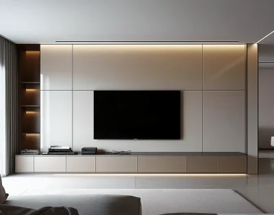 Modern Minimalist TV Wall Design