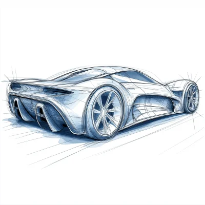 Futuristic Sport Car Design