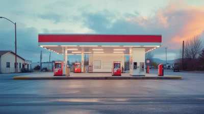 Gas Station in Daylight