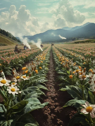 Marlboro Flower Field