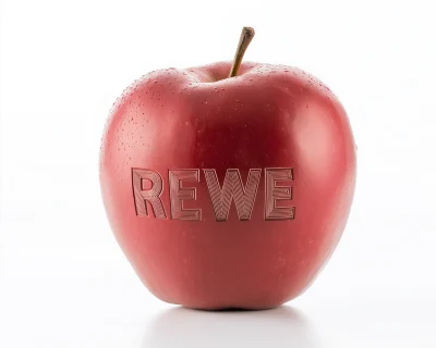 Engraved Red Apple