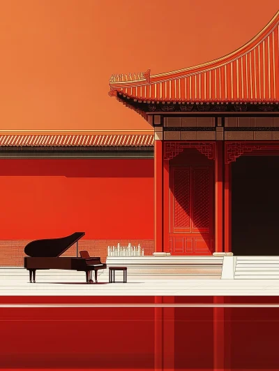 Grand Piano in the Forbidden City