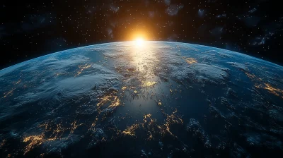 Sunrise over Earth