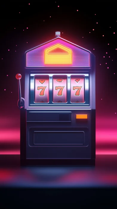 Casino Machine in Minimalistic Style