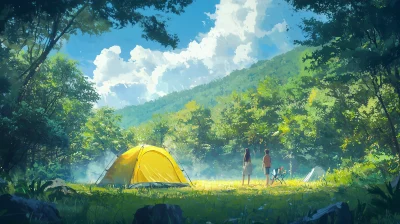 Tranquil Camping in Nature