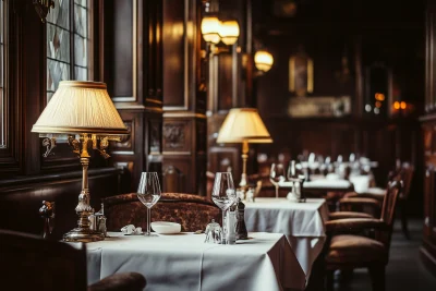 Vintage Restaurant Interior