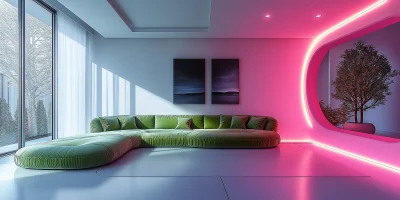 Modern Minimalistic Well-Lit Interior