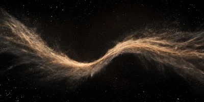 Infinite Swirly Dust Particles Loop