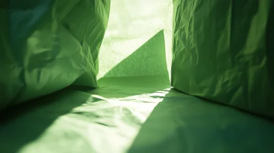 Inside a Green Paper Bag