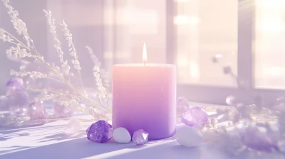 Ombré Candle Mockup