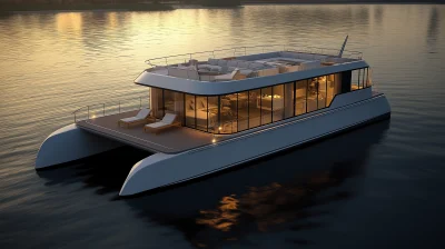 Luxury Boat Catamaran Design