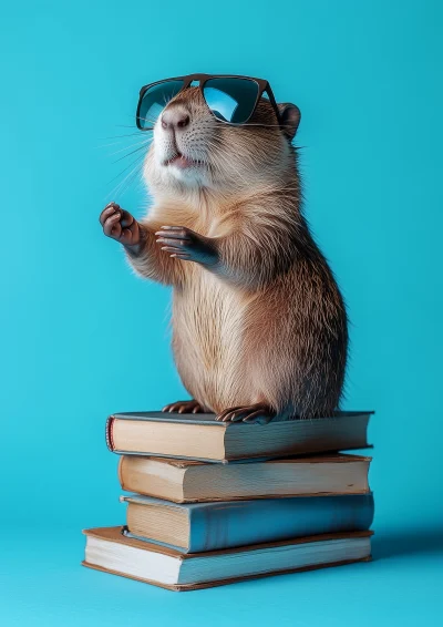 Dancing Beaver on Books