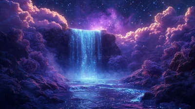 Cosmic Waterfall