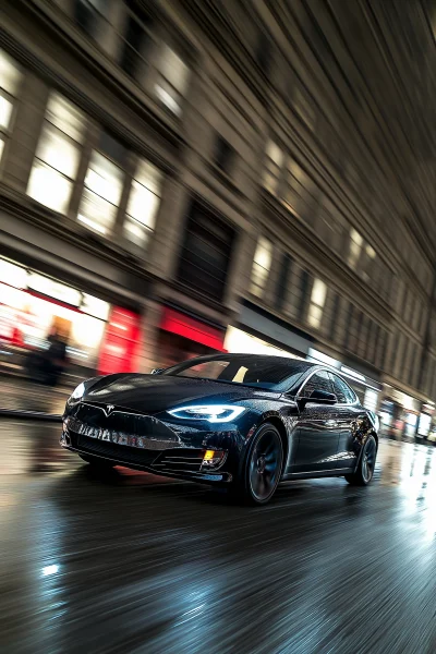 Black Tesla Model