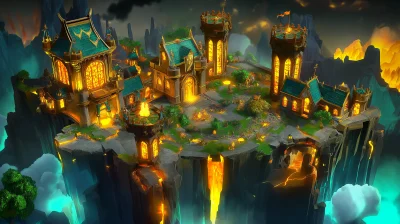 Fantasy Fire Kingdom